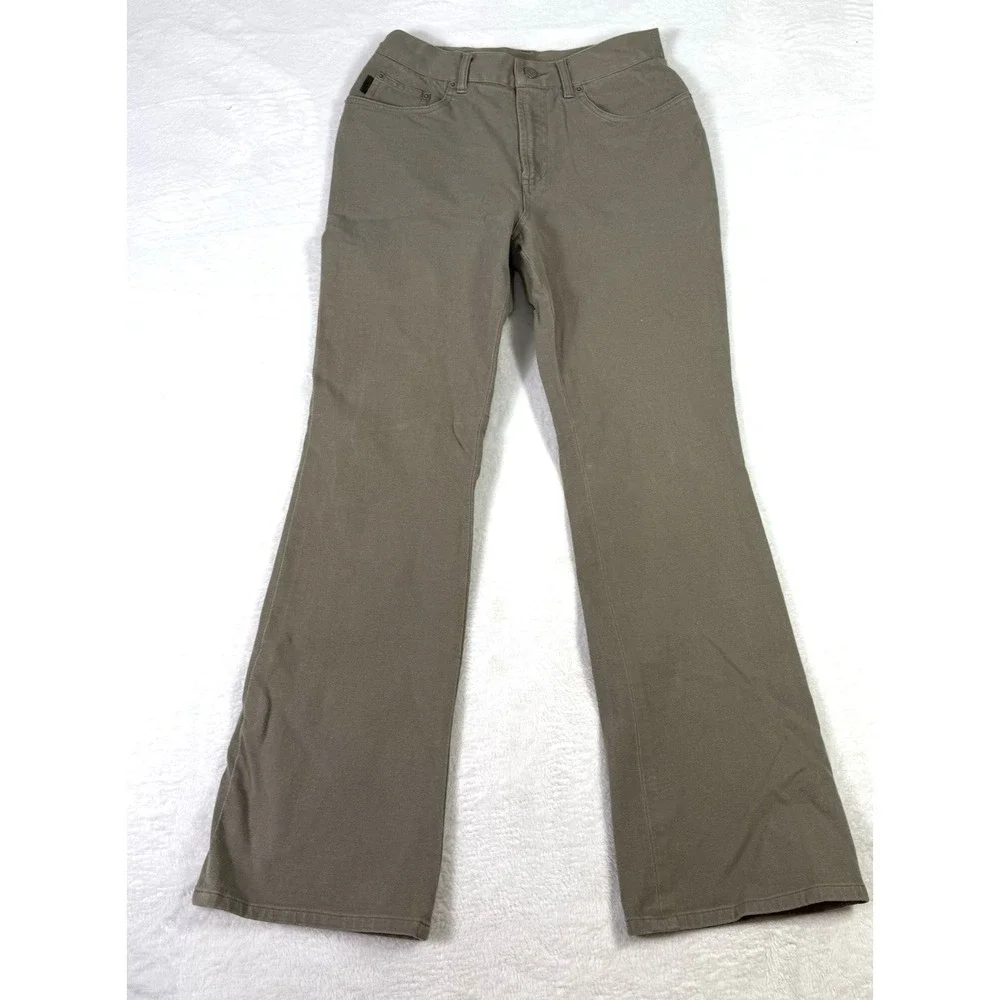 VINTAGE RALPH LAUREN STRETCH PANTS JEANS WOMENS 6‎ GRAY PANTS 90'S